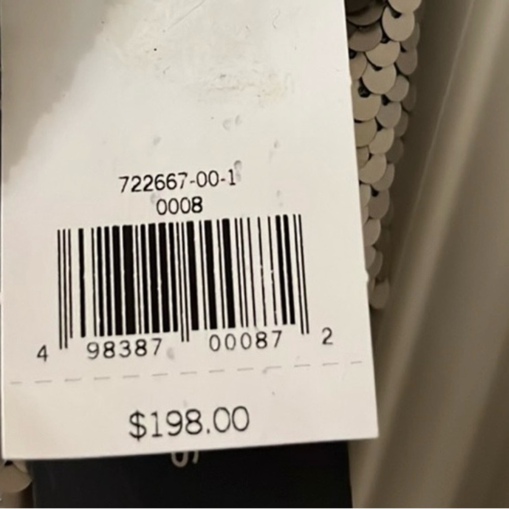 Banana Republic Shimmering Silver Mini Sequin Dress - Picture 4 of 13
